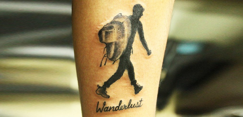 Wanderlust - Perfect Travel Tattoo - Black Poison Tattoo Studio - Tattoo Studio in India