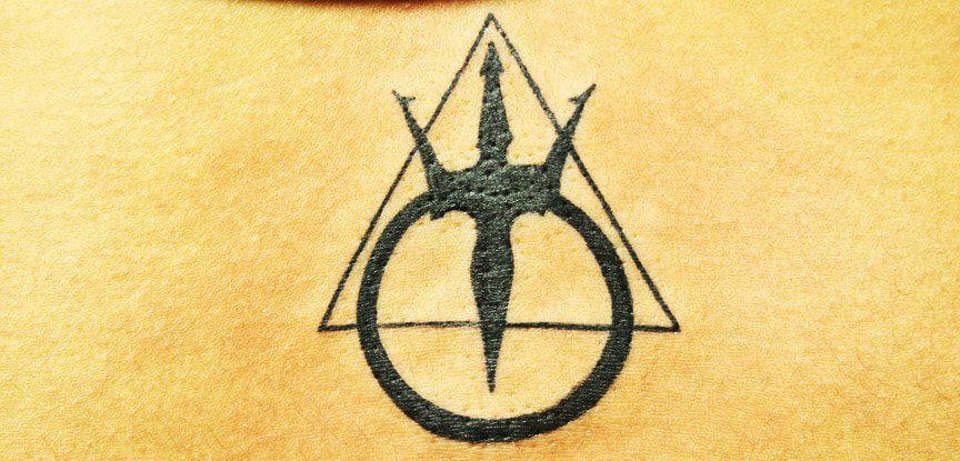 Tattoo of The mark of The Warriors of Poseidon - Black Poison Tattoos