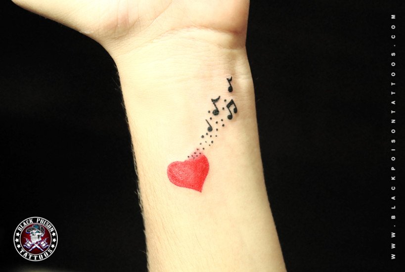 stunning musical notes tattoo black poison tattoo studio stunning musical notes tattoo black poison tattoo studio