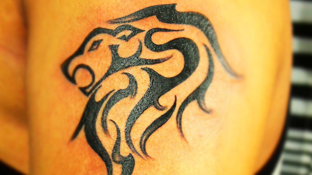 Custom Lion Tattoo Design