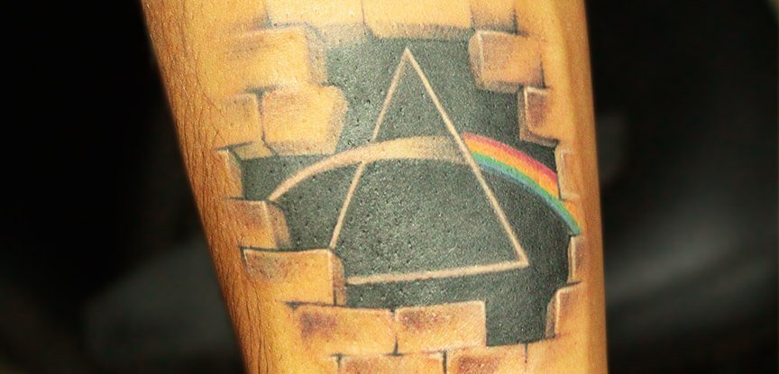 Pink Floyd, Prism Tattoo - Black Poison Tattoos