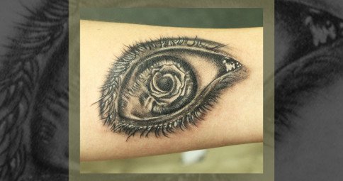 Realistic Eye Tattoo
