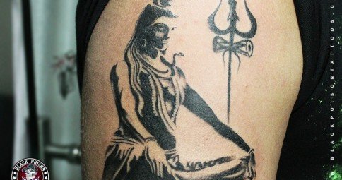 Calm Lord Shiva Tattoo