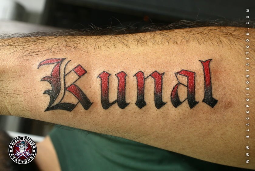 Shakti Name Tattoo Designs - 50 Name Tattoos For Men 2021 Kids Wife Parents